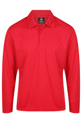 BOTANY MENS LONGSLEEVE POLOS - 1316