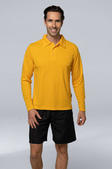 BOTANY MENS LONGSLEEVE POLOS - 1316