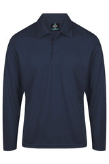 BOTANY MENS LONGSLEEVE POLOS - 1316