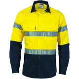 HIVIS D/N 2 TONE DRILL SHIRT - 3536