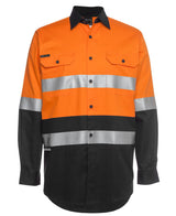 JB'S HI VIS L/S (D+N) 150G WORK SHIRT