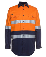 JB'S HI VIS L/S (D+N) 150G WORK SHIRT