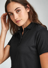 Womens Focus Short Sleeve Polo - P313LS