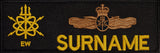 Navy Name Bar: EW Specialist Qualification